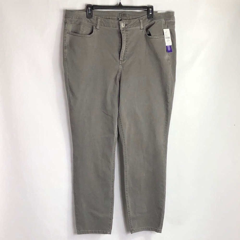 Catherines gray NWT jeggings plus size 1X pants women’s